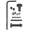 Adjustable rear sight replacement hardware